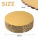 YunKo 12 Inch Gold Cake Boards Round Cake Stand Cardboard Cake Circles, 25 Pack